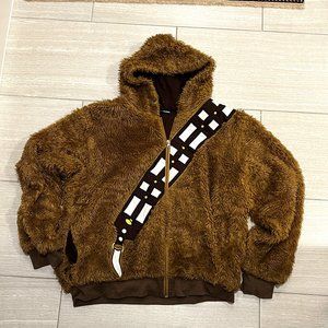 Chewbacca Zip Up hoodie Furry Costume Sweater - Star Wars